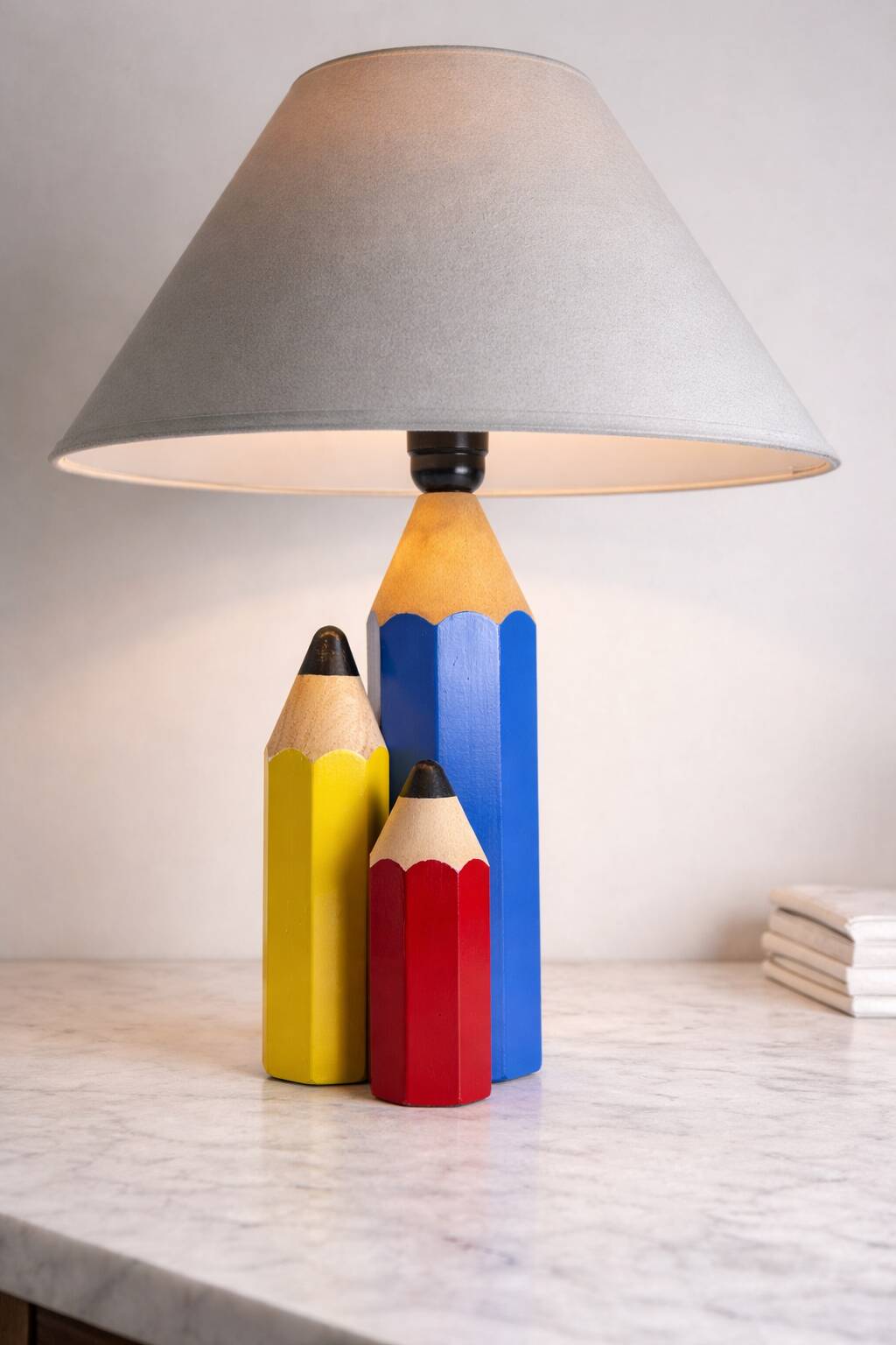 Post-modern lamp "Crayons de couleur" by Pierre Sala France 1980
