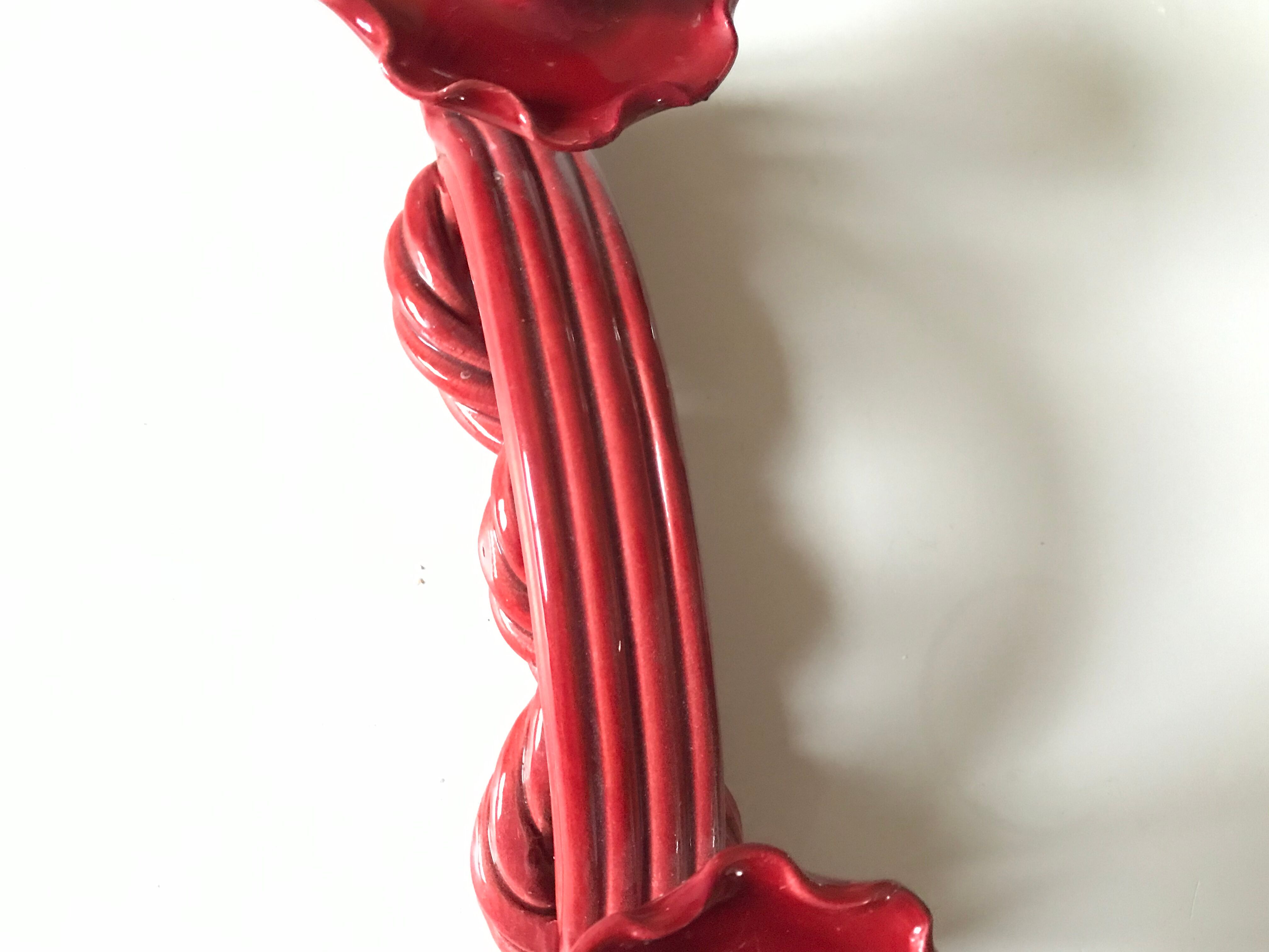 Vallauris ceramic candlestick