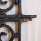 Set of 3 19th century cast iron railings