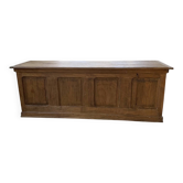 Comptoir de commerce 1950 bois pin 211cm