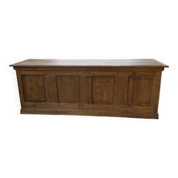 1950 pine wood trade counter 211cm