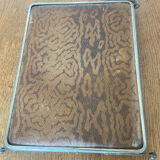 Vintage barber triptych mirror 1950 18x24cm