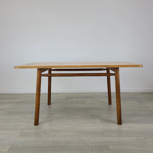 Table "grain de café" vintage années 60