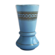19th century blue opaline vase 15 cm