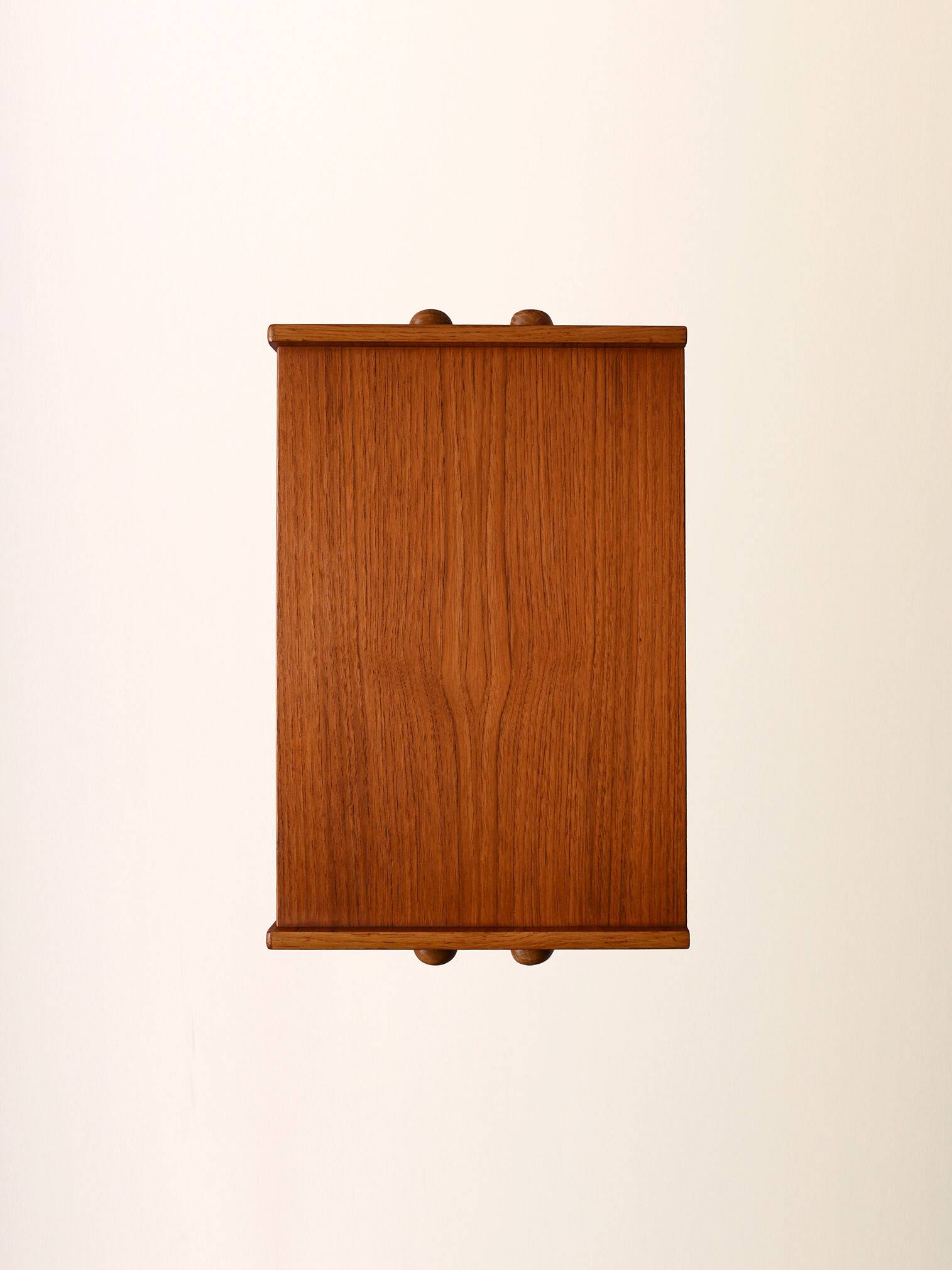 Vintage Scandinavian Nightstand with Angled Legs