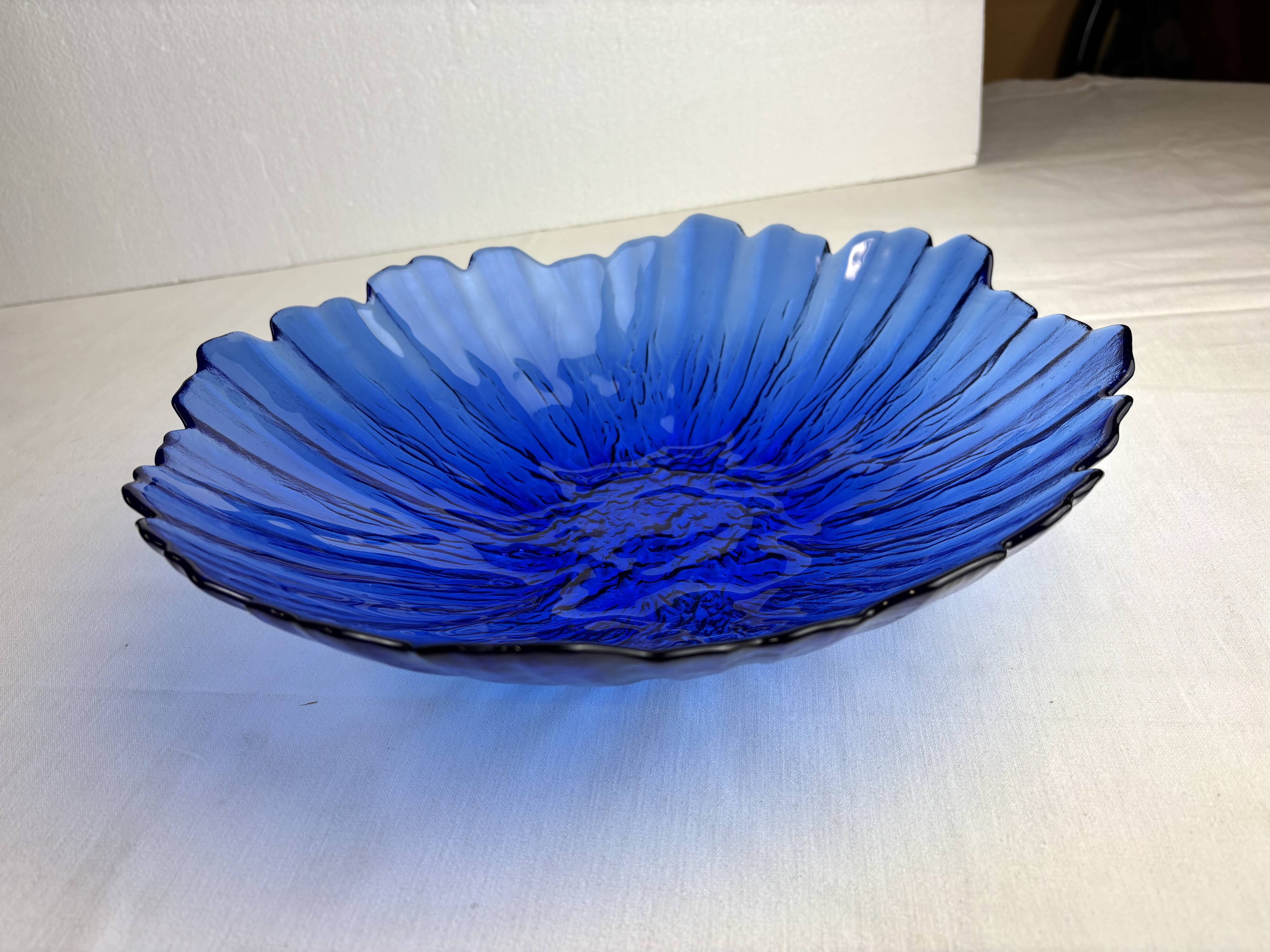 Cobalt blue decorative bowl