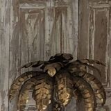 Paire d'appliques palmier
