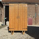 Vintage rattan cabinet