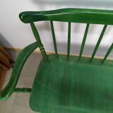 Former wooden bistro bench