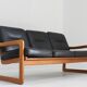Vintage mid-century sofa solid teak Holstebro MöbelFabrik 1960s