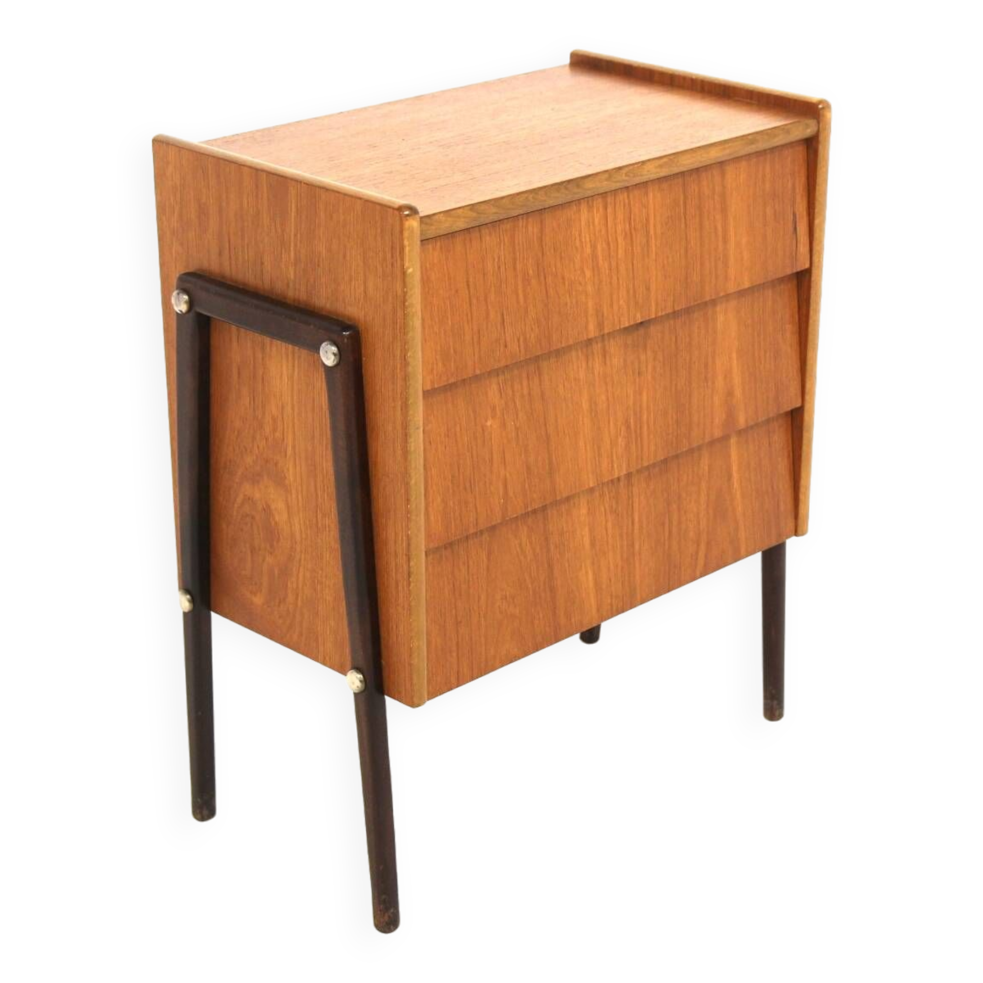 Scandinavian teak chest of drawers, Sweden, 1950