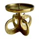 Porte-bougie en bronze, années 1970