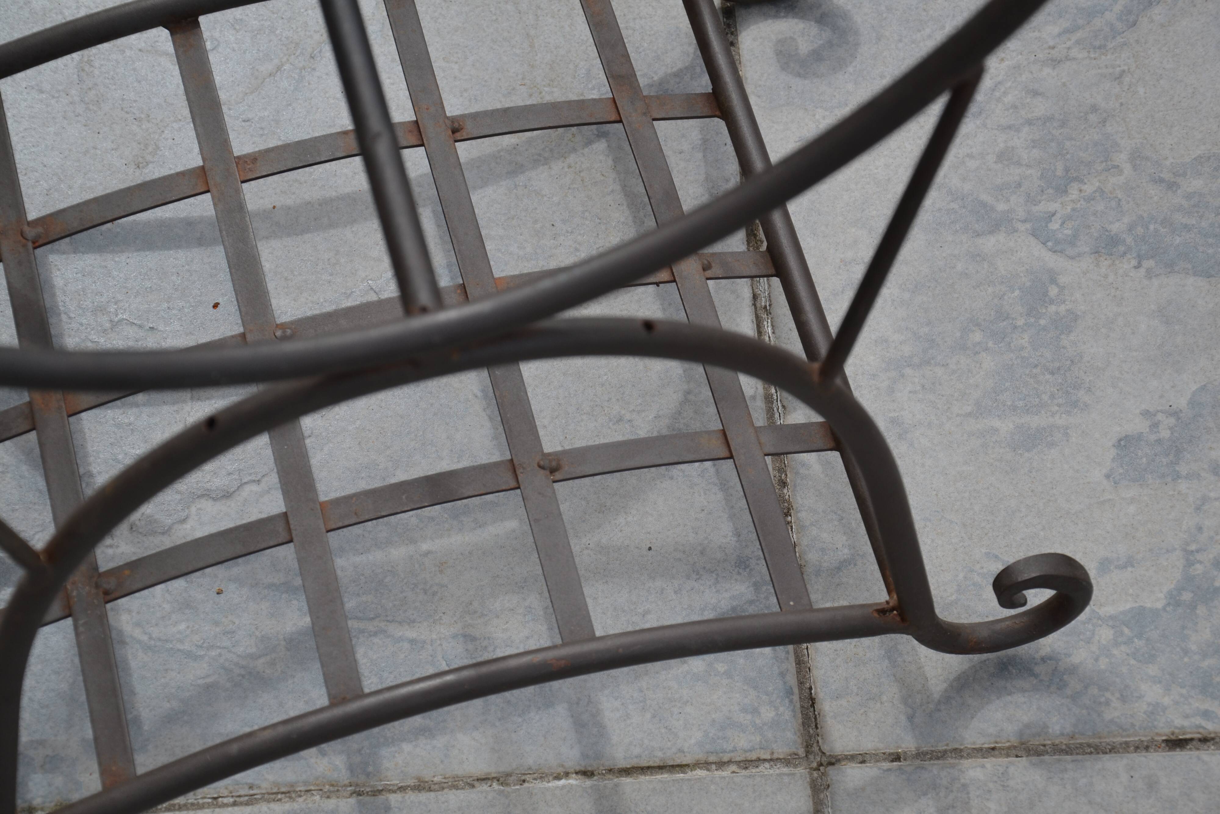 Curule stool/seat in Neo-Classical Empire style
