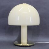Lampe de table champignon en verre, Italie années 1970