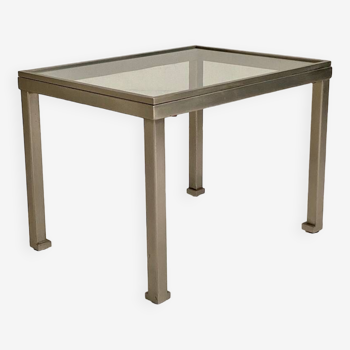 Petite table basse 70's design Guy Lefevre pour la Maison Jansen
