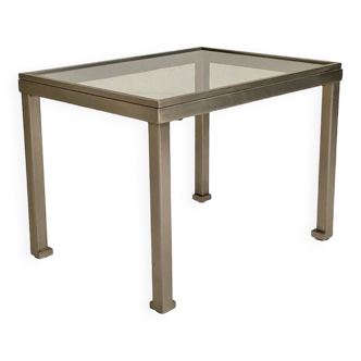 Petite table basse 70's design Guy Lefevre pour la Maison Jansen