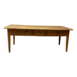 Large oak farmhouse table