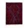 Modern Moroccan carpet dark red