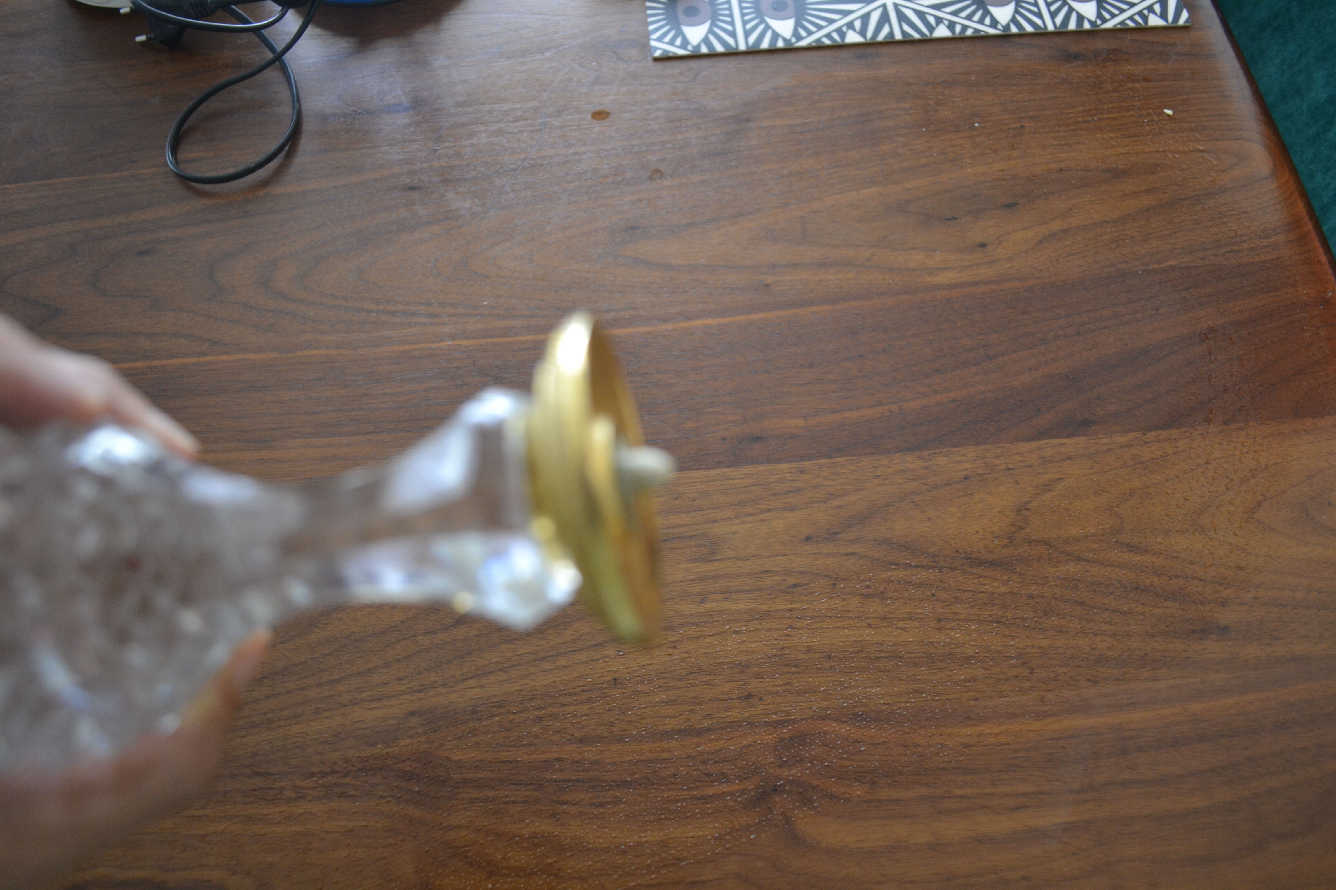 Faceted crystal stair ball