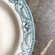 Deep plate Salins in ironstone, "Directoire" service