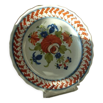 Sinceny faience plate from the period 1850-1860