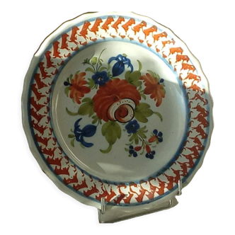 Assiette en faience de Sinceny epoque 1850- 1860