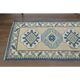 1970s Vintage Turkish Hand-Knotted Wool Cotton Orange Runner Rug 72x288