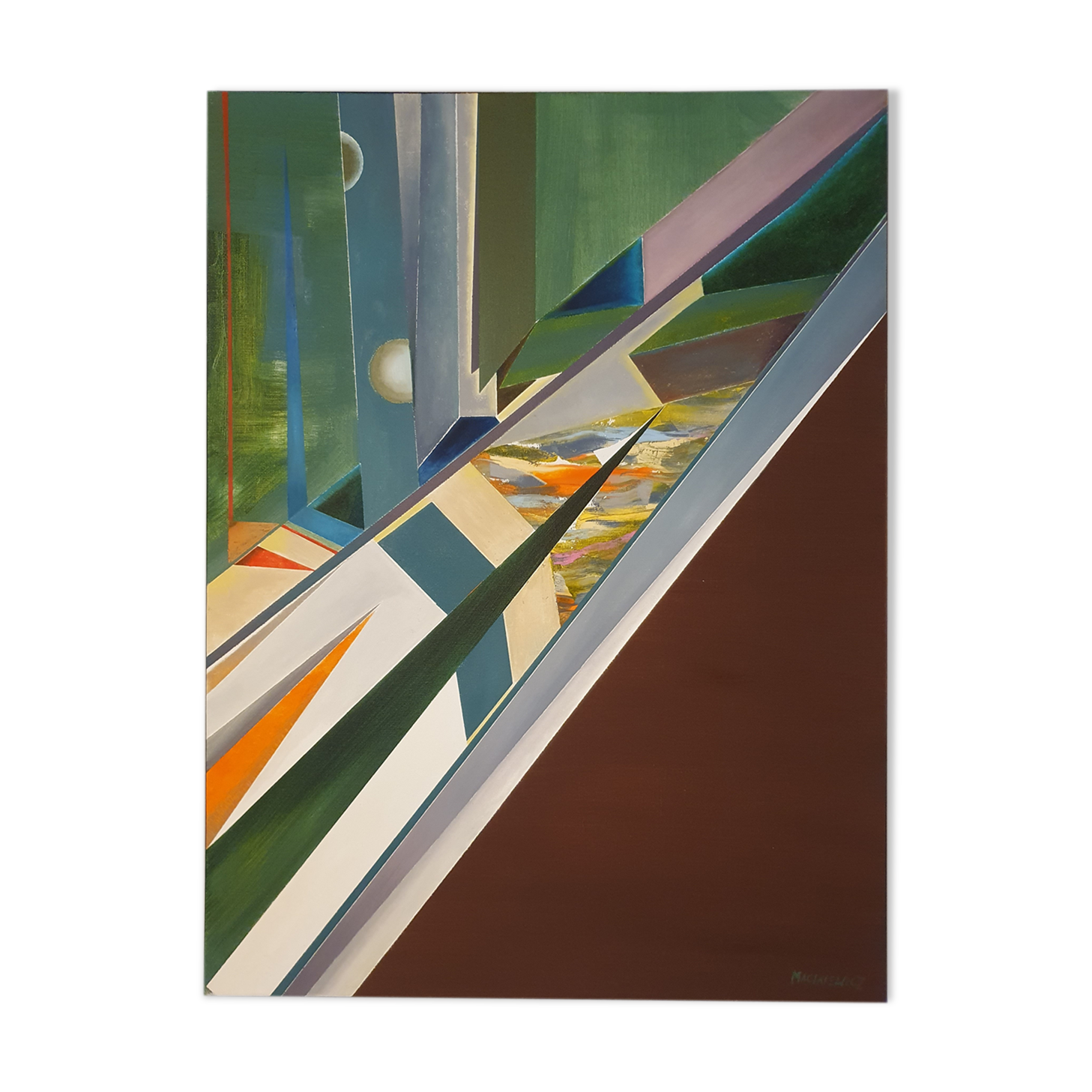 Abstrait peinture l'huile sur toile