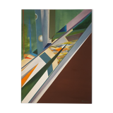 Abstract painting oil on canvas