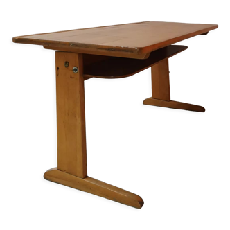 Casala 1960 children's school desk with inkwell slot