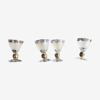 4 Verres à liqueur anciens