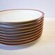 6 Limoges porcelain dessert plates from Chastagner, France