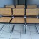 Suite of 6 chairs Cesca B32 by Marcel Breuer years 1992