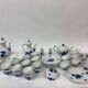 Set of Royal Copenhagen blue flower braided crockery