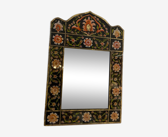 Verre décoratif ancien 38x56cm
