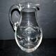 Antique Louis XVI ribbon basket carafe pitcher acid etching pantogravure