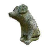 Concrete garden pig