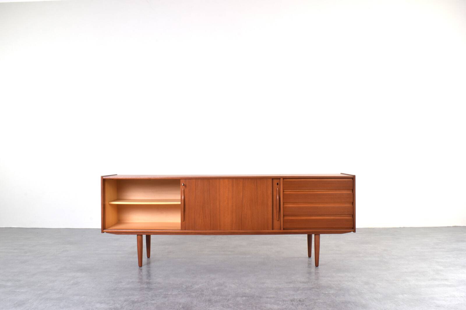 Mid-Century Danish Teak Sideboard, 1960s.
