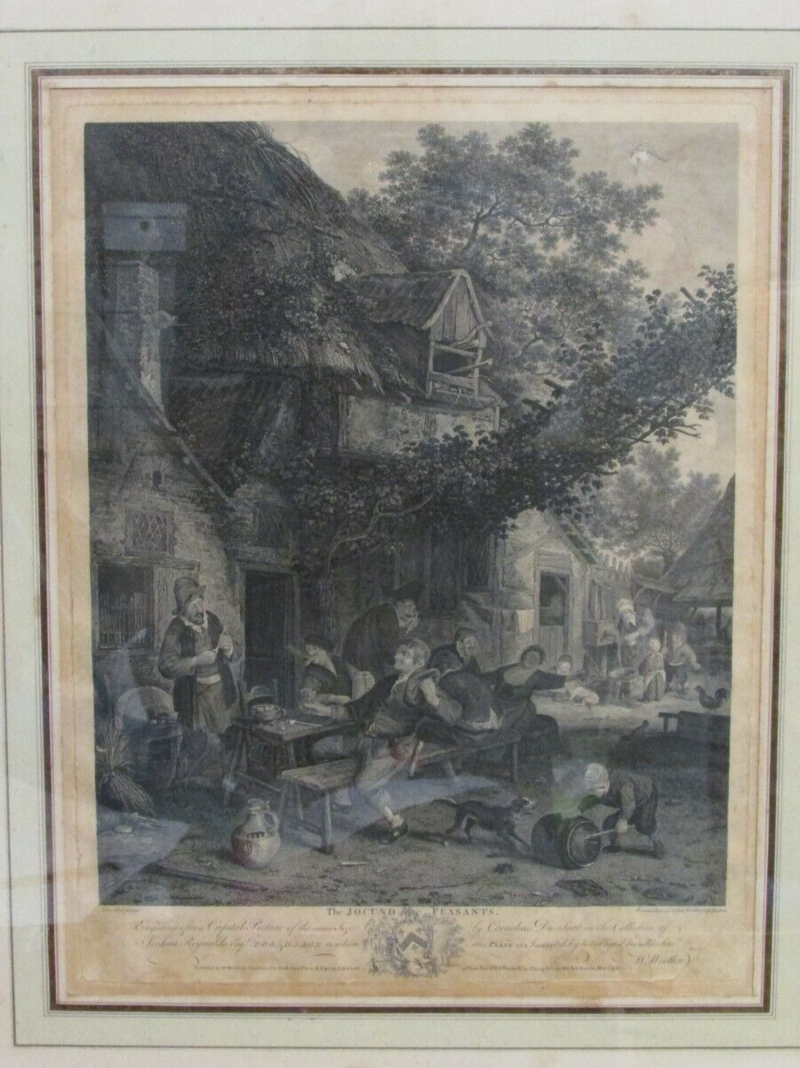 Pair of engravings English Cottage