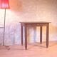 Table bureau ou table d’appoint art déco années 1930 vintage bois massif