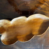 Fruit bowl, handcrafted pocket emptier in solid wood.