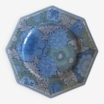 Salins blue octagonal plate