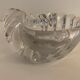Empty crystal pocket in the shape of a shell