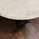Round garden table