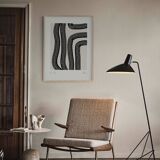 Abstract lines giclee print, 50x70cm