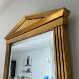 Vintage Deknudt Empire style mirror in gilded wood