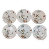 6 Palms Plate Egret Copeland