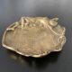 Art Nouveau brass pocket tray