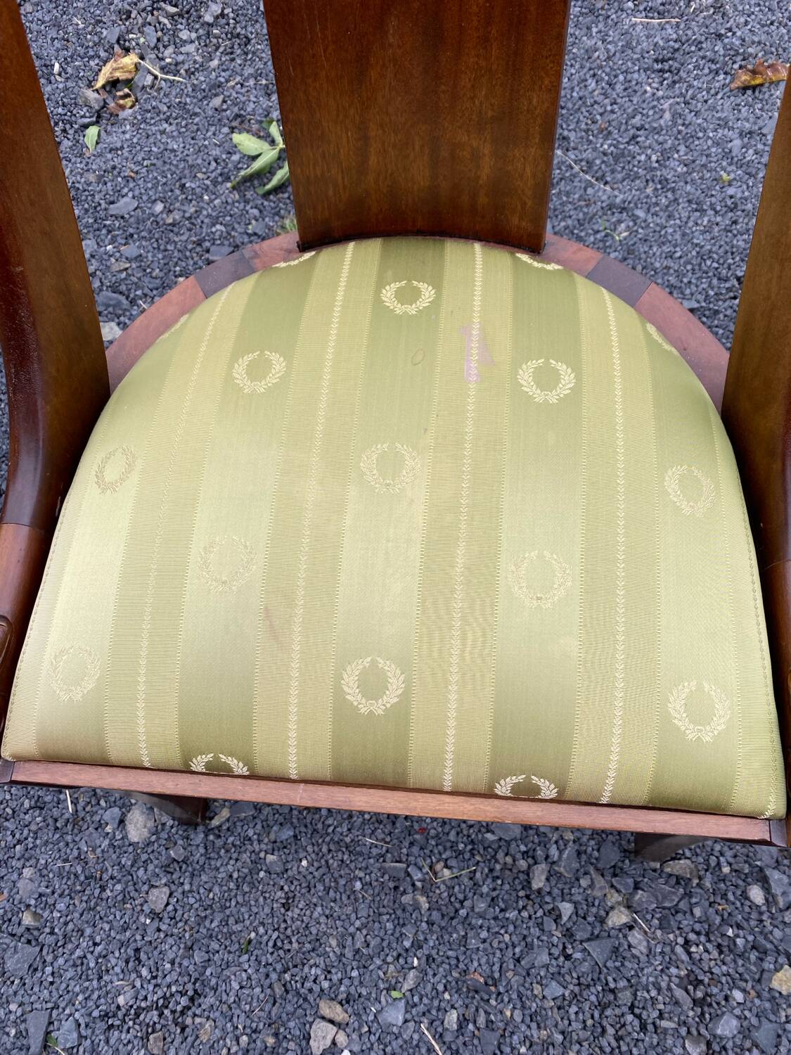 6 chaises gondole en acajou