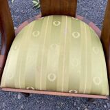 6 chaises gondole en acajou